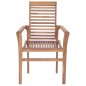 vidaXL Sillas de comedor apilables 8 unidades madera de teca maciza vidaXL Sillas de comedor apilables 8 unidades madera de teca maciza