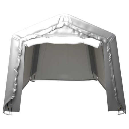 vidaXL Carpa de almacenamiento acero gris 300x600 cm  