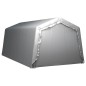 vidaXL Carpa de almacenamiento acero gris 300x600 cm vidaXL Carpa de almacenamiento acero gris 300x600 cm