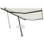 vidaXL Toldo de pie retráctil manual color crema 500x300 cm vidaXL Toldo de pie retráctil manual color crema 500x300 cm