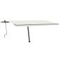 vidaXL Toldo de pie retráctil manual color crema 500x300 cm vidaXL Toldo de pie retráctil manual color crema 500x300 cm