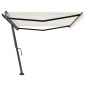 vidaXL Toldo de pie retráctil manual color crema 500x300 cm vidaXL Toldo de pie retráctil manual color crema 500x300 cm