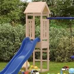 vidaXL Torre de juegos madera maciza de pino 52,5x46,5x206,5 cm