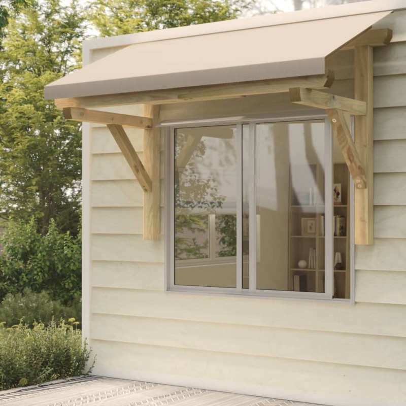 vidaXL Pérgola de puerta de madera maciza de pino 200x100x100 cm vidaXL Pérgola de puerta de madera maciza de pino 200x100x100 cm