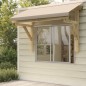 vidaXL Pérgola de puerta de madera maciza de pino 200x100x100 cm vidaXL Pérgola de puerta de madera maciza de pino 200x100x100 cm