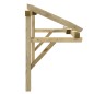 vidaXL Pérgola de puerta de madera maciza de pino 200x100x100 cm vidaXL Pérgola de puerta de madera maciza de pino 200x100x100 cm