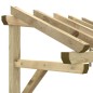vidaXL Pérgola de puerta de madera maciza de pino 200x100x100 cm vidaXL Pérgola de puerta de madera maciza de pino 200x100x100 cm