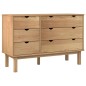 vidaXL Cajonera OTTA madera maciza de pino 111x43x73,5 cm vidaXL Cajonera OTTA madera maciza de pino 111x43x73,5 cm