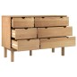 vidaXL Cajonera OTTA madera maciza de pino 111x43x73,5 cm vidaXL Cajonera OTTA madera maciza de pino 111x43x73,5 cm