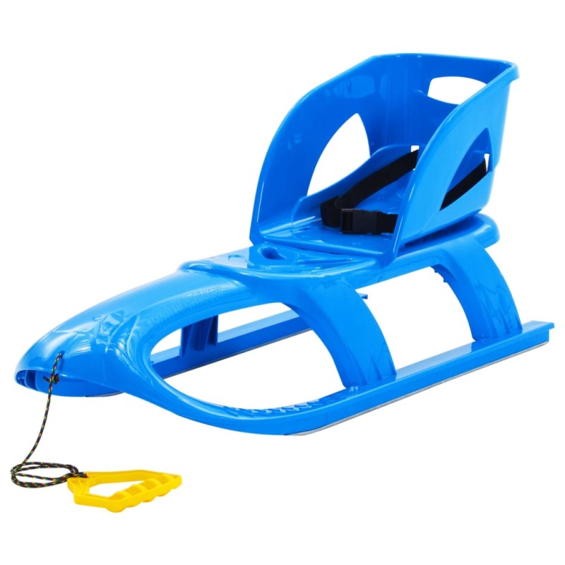 vidaXL Trineo con asiento polipropileno azul 102,5x40x23 cm vidaXL Trineo con asiento polipropileno azul 102,5x40x23 cm