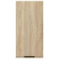 vidaXL Armario de baño de pared color roble Sonoma 32x20x67 cm vidaXL Armario de baño de pared color roble Sonoma 32x20x67 cm