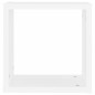 vidaXL Estantes cubo de pared 2 unidades blanco 30x15x30 cm vidaXL Estantes cubo de pared 2 unidades blanco 30x15x30 cm