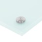 vidaXL Protección salpicaduras cocina vidrio templado blanco 100x50 cm vidaXL Protección salpicaduras cocina vidrio templado blanco 100x50 cm