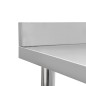 vidaXL Mesa trabajo cocina y salpicadero acero inoxidable 100x60x93 cm vidaXL Mesa trabajo cocina y salpicadero acero inoxidable 100x60x93 cm
