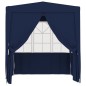 vidaXL Carpa profesional para fiestas con paredes azul 90 g/m² 2x2 m vidaXL Carpa profesional para fiestas con paredes azul 90 g/m² 2x2 m