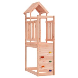 vidaXL Casita infantil pared escalada madera Douglas 53x110,5x214 cm