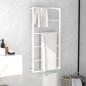 vidaXL Toallero de acero blanco 60x10x116 cm vidaXL Toallero de acero blanco 60x10x116 cm