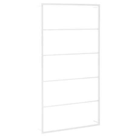 vidaXL Toallero de acero blanco 60x10x116 cm
