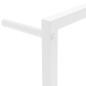 vidaXL Toallero de acero blanco 60x10x116 cm vidaXL Toallero de acero blanco 60x10x116 cm