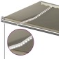 vidaXL Toldo retráctil manual con postes crema 5x3 m vidaXL Toldo retráctil manual con postes crema 5x3 m