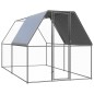 vidaXL Jaula gallinero de exterior de acero galvanizado 2x4x2 m vidaXL Jaula gallinero de exterior de acero galvanizado 2x4x2 m