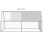 vidaXL Jaula gallinero de exterior de acero galvanizado 2x4x2 m vidaXL Jaula gallinero de exterior de acero galvanizado 2x4x2 m