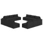 vidaXL Set de sofás de jardín 12 pzas cojines ratán sintético negro vidaXL Set de sofás de jardín 12 pzas cojines ratán sintético negro