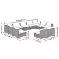 vidaXL Set de muebles de jardín 11 pzas cojines ratán sintético negro vidaXL Set de muebles de jardín 11 pzas cojines ratán sintético negro