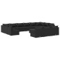 vidaXL Set de muebles de jardín 14 pzas cojines ratán sintético negro vidaXL Set de muebles de jardín 14 pzas cojines ratán sintético negro