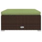vidaXL Set muebles de jardín 13 pzas y cojines ratán sintético marrón vidaXL Set muebles de jardín 13 pzas y cojines ratán sintético marrón