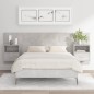 vidaXL Cabecero de cama con mesitas madera contrachapada gris hormigón vidaXL Cabecero de cama con mesitas madera contrachapada gris hormigón