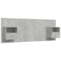 vidaXL Cabecero de cama con mesitas madera contrachapada gris hormigón vidaXL Cabecero de cama con mesitas madera contrachapada gris hormigón