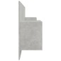 vidaXL Cabecero de cama con mesitas madera contrachapada gris hormigón vidaXL Cabecero de cama con mesitas madera contrachapada gris hormigón