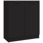 vidaXL Aparadores 3 piezas madera contrachapada negro vidaXL Aparadores 3 piezas madera contrachapada negro