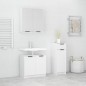 vidaXL Set de muebles de baño 3 piezas madera contrachapada blanco vidaXL Set de muebles de baño 3 piezas madera contrachapada blanco