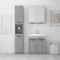 vidaXL Set de muebles de baño 3 pzas madera contrachapada gris sonoma vidaXL Set de muebles de baño 3 pzas madera contrachapada gris sonoma