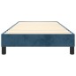 vidaXL Estructura de cama box spring terciopelo azul oscuro 100x200 cm vidaXL Estructura de cama box spring terciopelo azul oscuro 100x200 cm