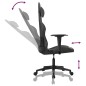 vidaXL Silla gaming cuero sintético negro vidaXL Silla gaming cuero sintético negro