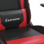 vidaXL Silla gaming cuero sintético negro y rojo vidaXL Silla gaming cuero sintético negro y rojo