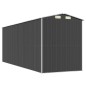 vidaXL Cobertizo de jardín acero galvanizado antracita 192x523x223 cm vidaXL Cobertizo de jardín acero galvanizado antracita 192x523x223 cm