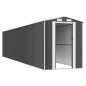 vidaXL Cobertizo de jardín acero galvanizado antracita 192x938x223 cm vidaXL Cobertizo de jardín acero galvanizado antracita 192x938x223 cm