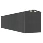 vidaXL Cobertizo de jardín acero galvanizado antracita 192x938x223 cm vidaXL Cobertizo de jardín acero galvanizado antracita 192x938x223 cm