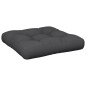 vidaXL Cojines para palets 2 unidades tela negro vidaXL Cojines para palets 2 unidades tela negro