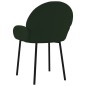 vidaXL Sillas de comedor 2 unidades terciopelo verde oscuro vidaXL Sillas de comedor 2 unidades terciopelo verde oscuro