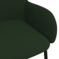 vidaXL Sillas de comedor 2 unidades terciopelo verde oscuro vidaXL Sillas de comedor 2 unidades terciopelo verde oscuro