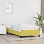 vidaXL Estructura de cama de tela verde 90x200 cm