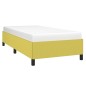 vidaXL Estructura de cama de tela verde 90x200 cm