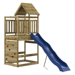 vidaXL Parque infantil de exterior madera de pino impregnada