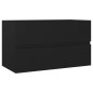 vidaXL Mueble con lavabo madera de ingeniería negro vidaXL Mueble con lavabo madera de ingeniería negro