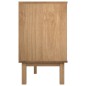 vidaXL Cajonera OTTA madera maciza pino marrón y blanco 111x43x73,5 cm vidaXL Cajonera OTTA madera maciza pino marrón y blanco 111x43x73,5 cm